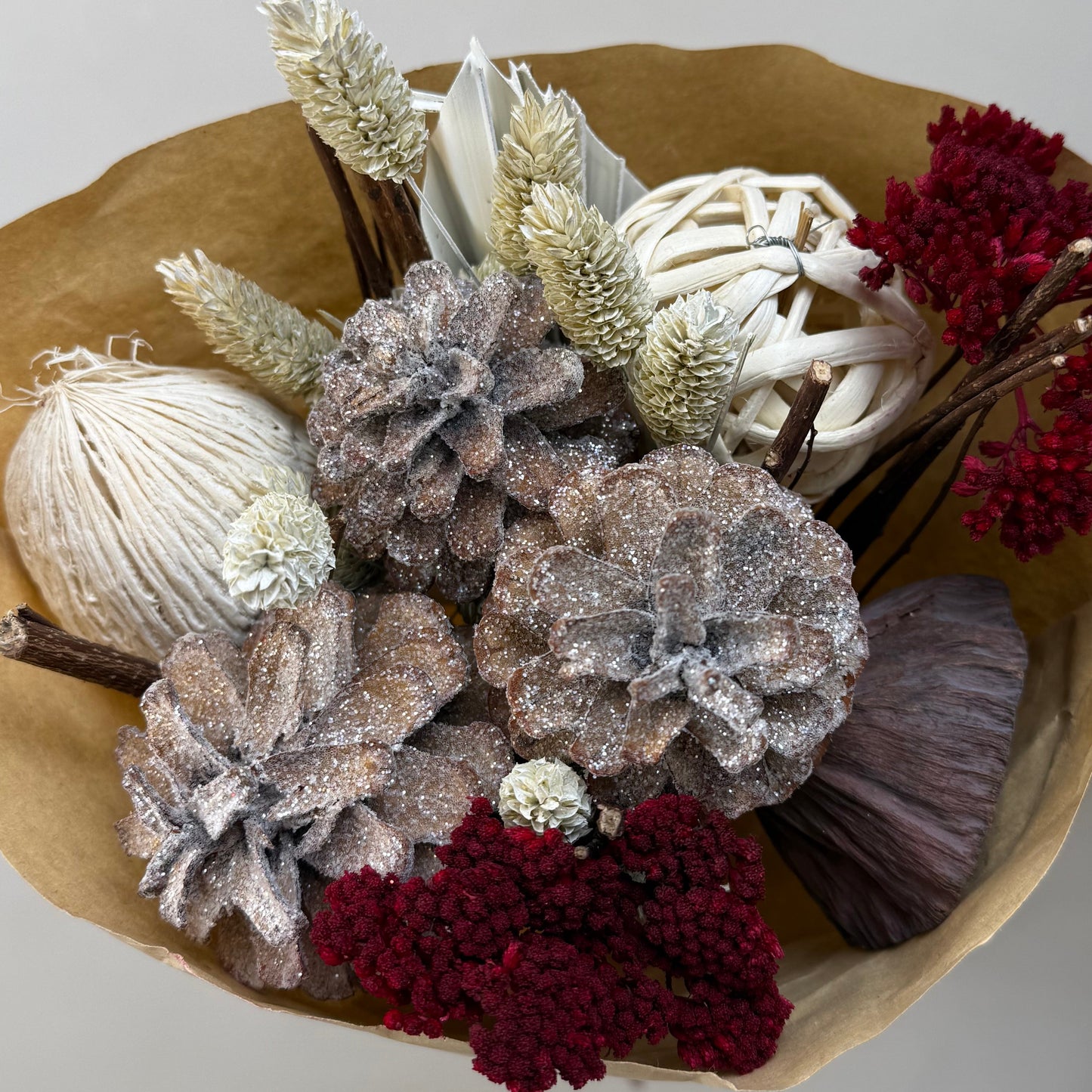 Winter Dried Flower Bouquet1