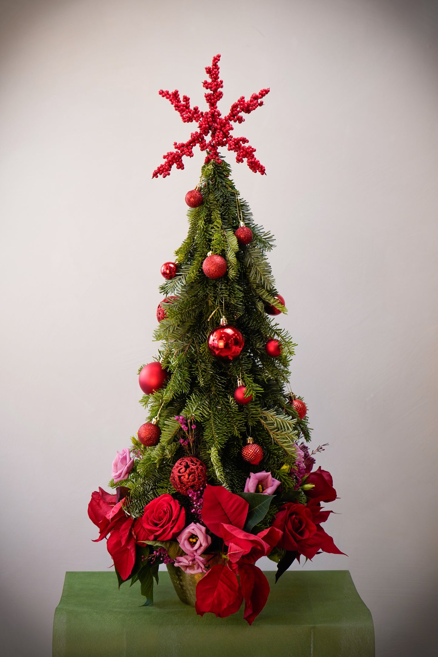 Christmas rose tower