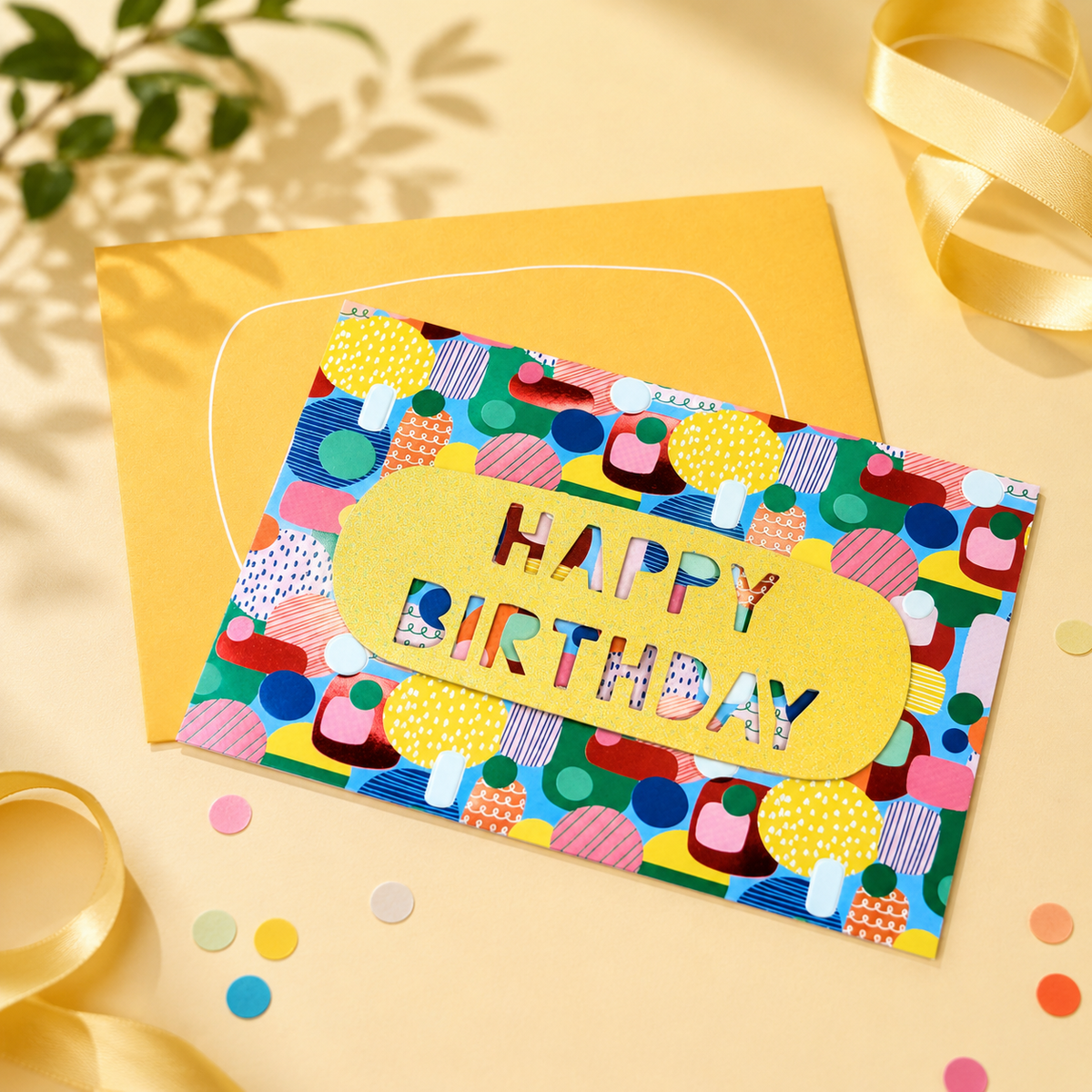 Birthday Card - HBD Letter4