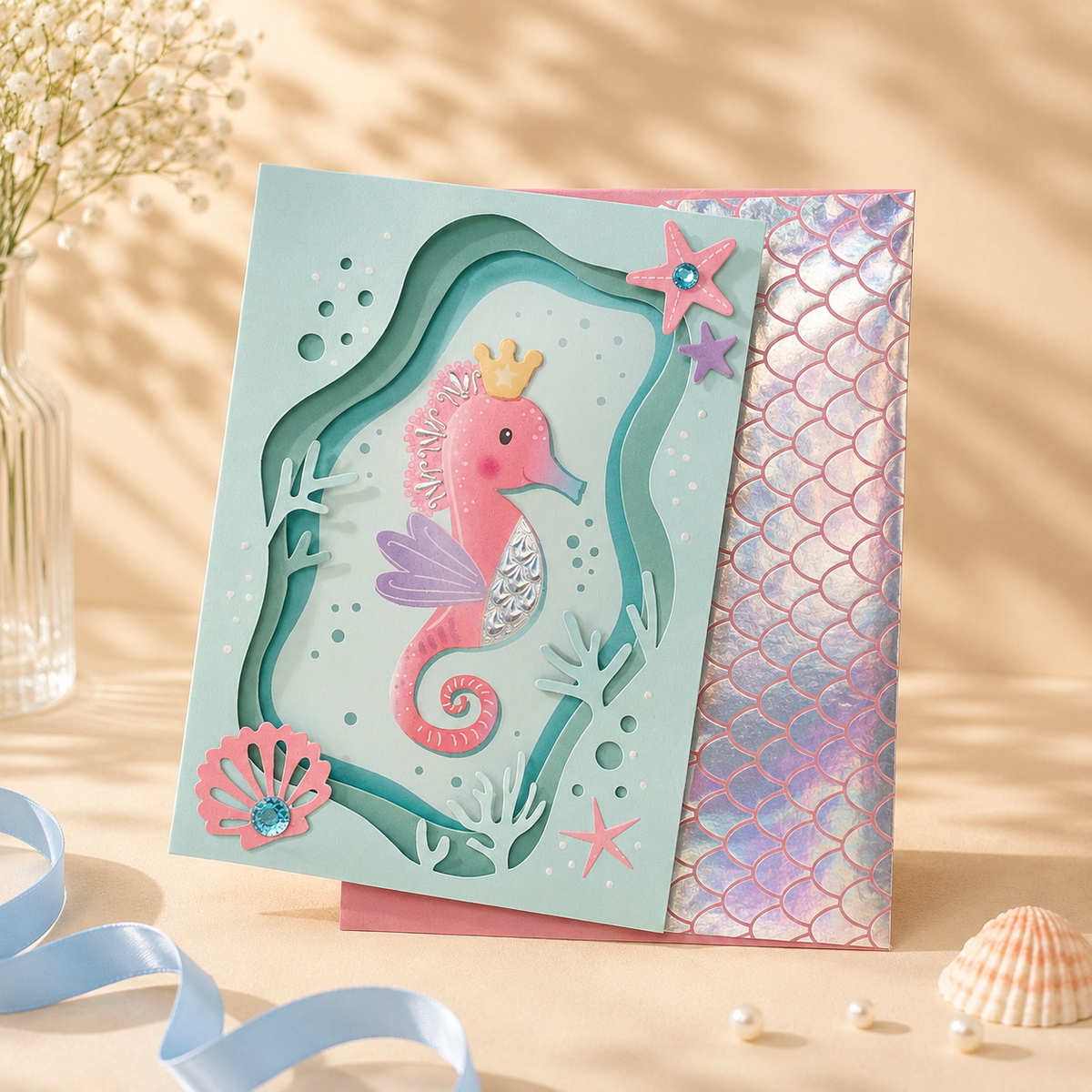 Greeting Card - Sea Horse