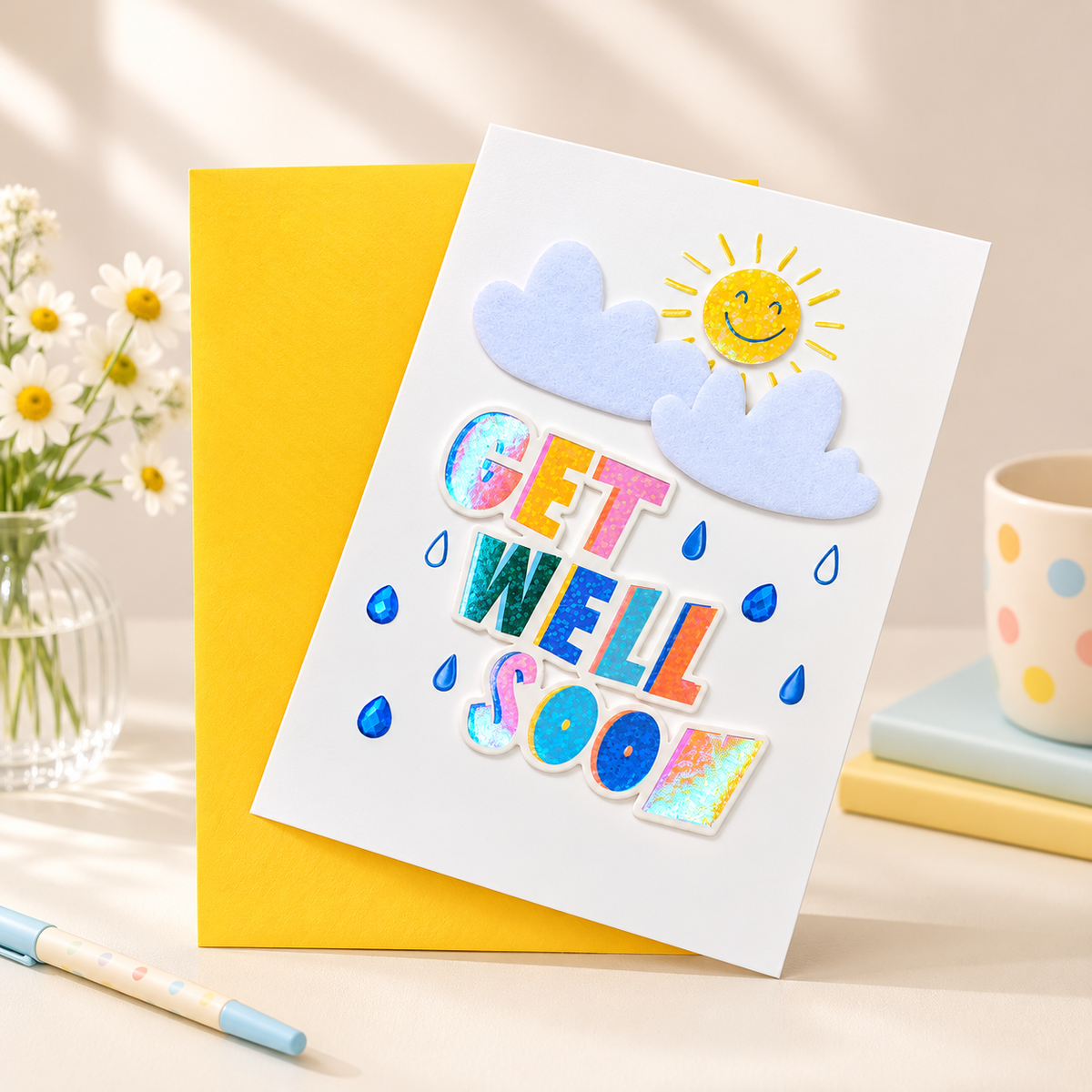 Present Card - Get Well Soon