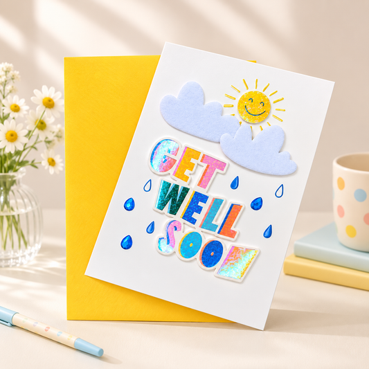 Present Card - Get Well Soon
