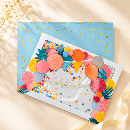 Celebrate Card -  Balloon