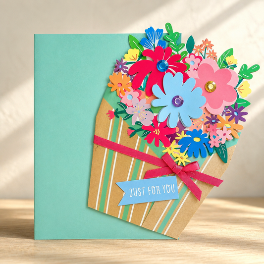 Present Card - Flowers