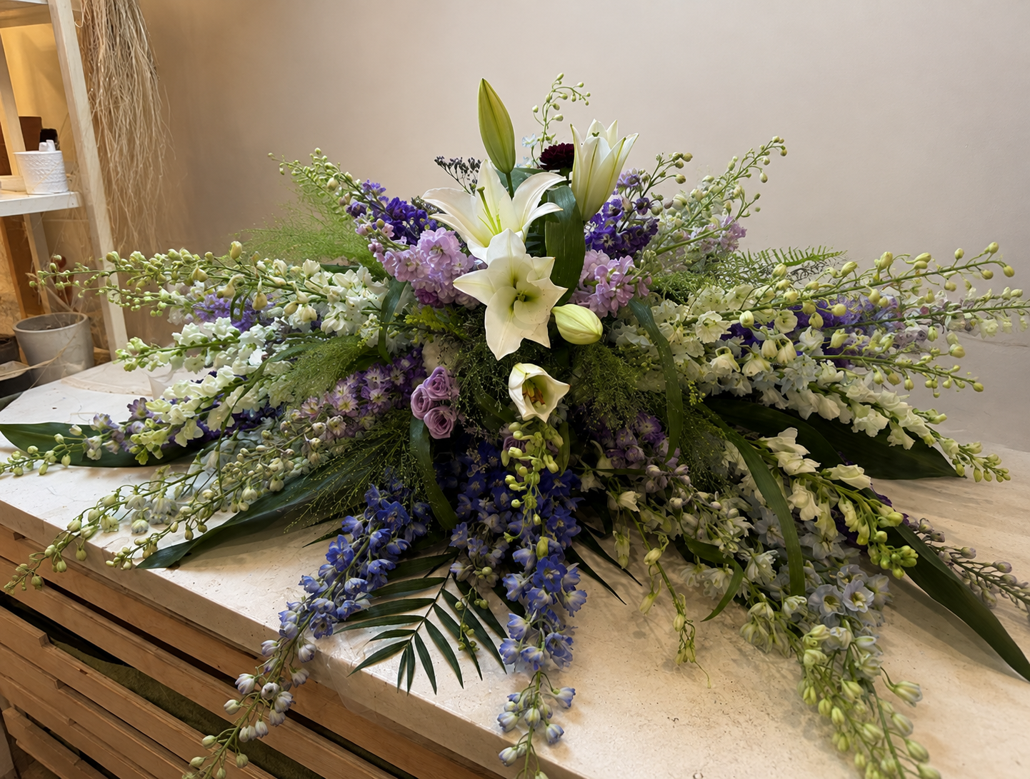 Eternal Grace – Funeral Casket Spray
