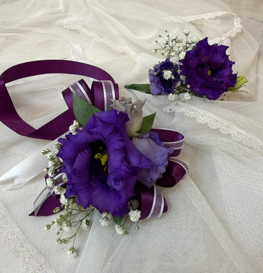 Purple Haze Corsage & Boutonniere