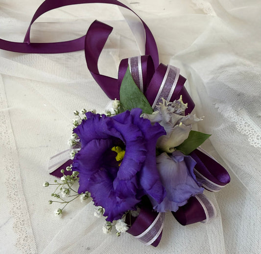Purple Haze Corsage & Boutonniere
