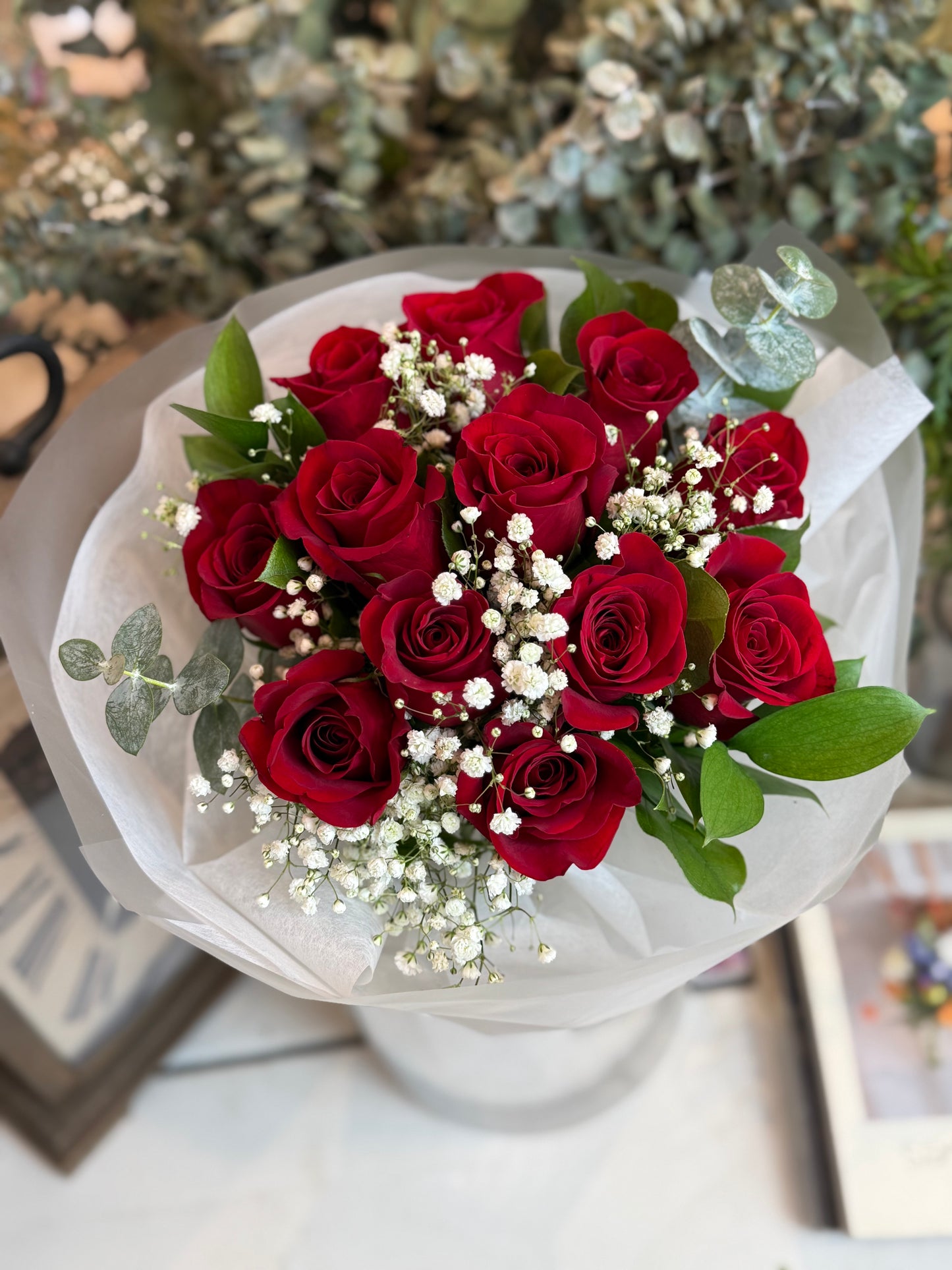 Crimson Promise bouquet