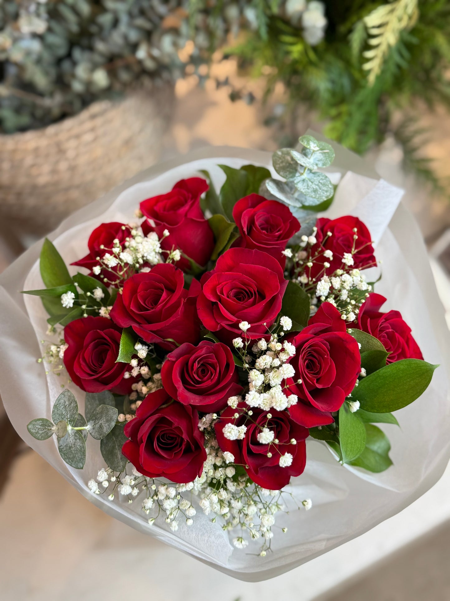 Crimson Promise bouquet