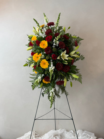 Radiant Tribute Standing Spray