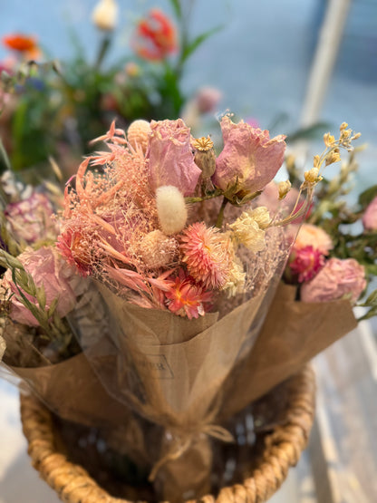 A beautiful variety of dried flowers