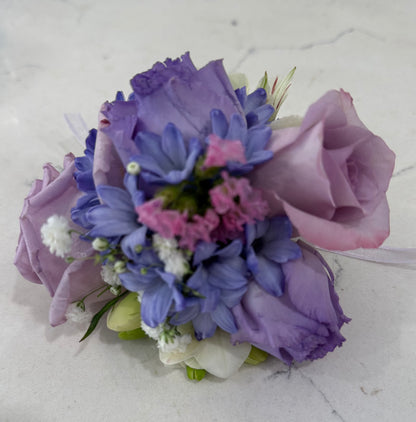 Purple Rain Wrist Corsage