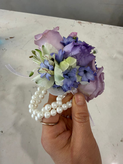 Purple Rain Wrist Corsage