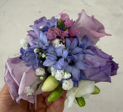 Purple Rain Wrist Corsage