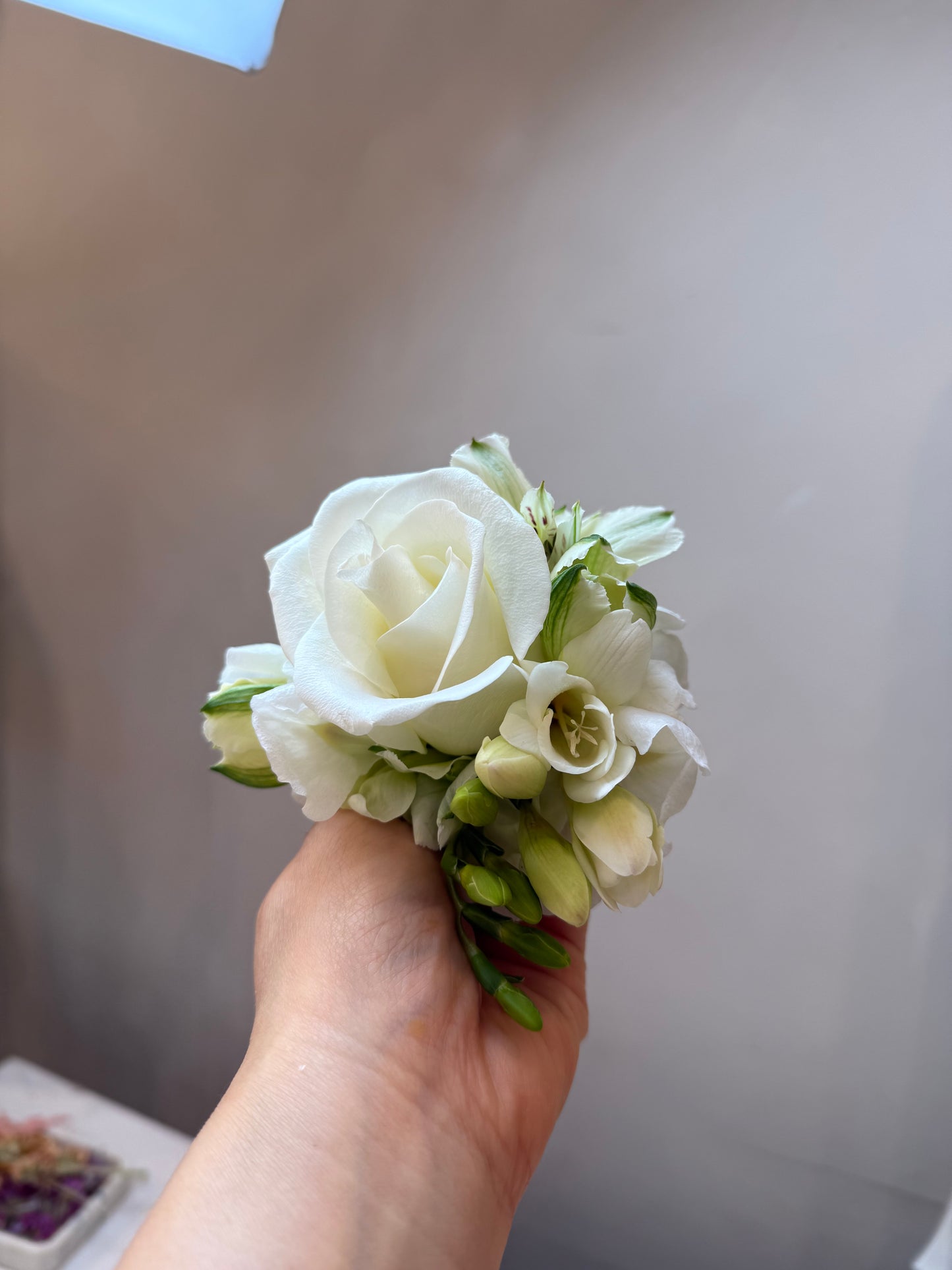 I Will Always Love You Wrist Corsage