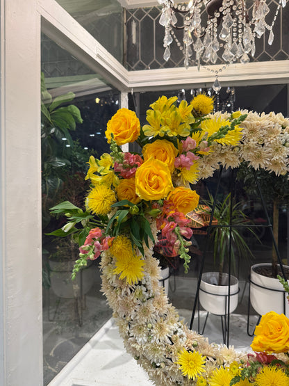 Golden Remembrance Wreath