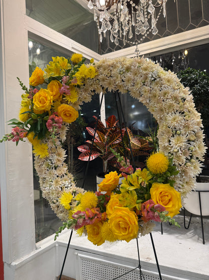 Golden Remembrance Wreath