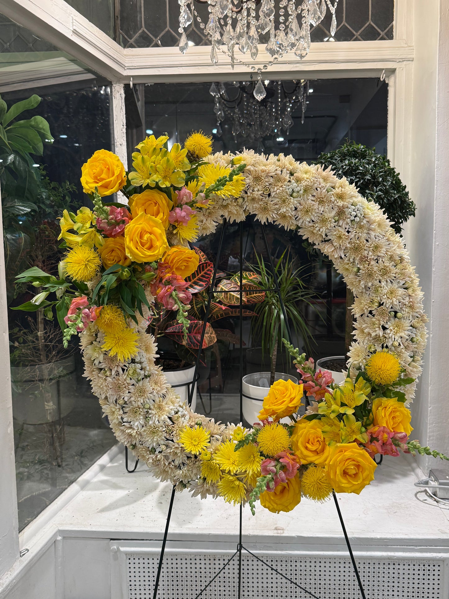 Golden Remembrance Wreath