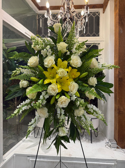Peaceful Tribute Standing Spray