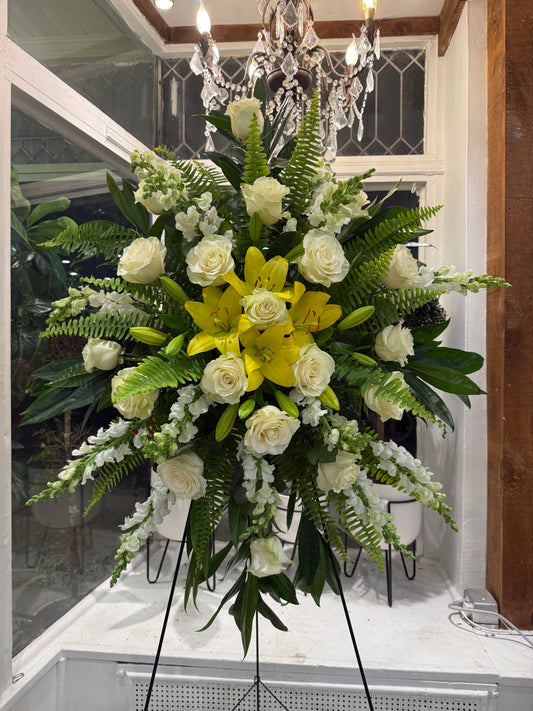 Peaceful Tribute Standing Spray