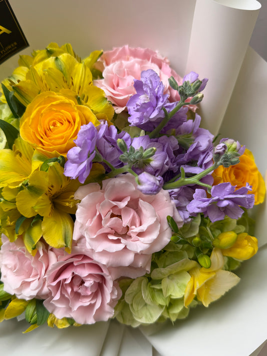 Golden Pastel Garden