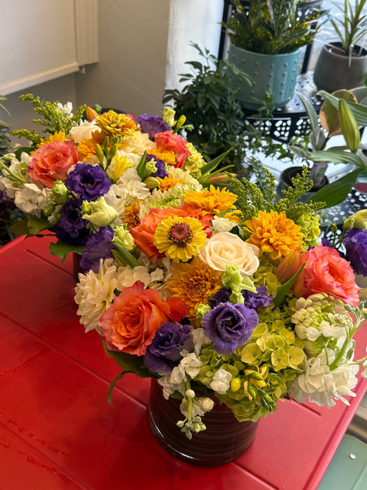Harvest Glow – Floral Arrangement & Centerpiece