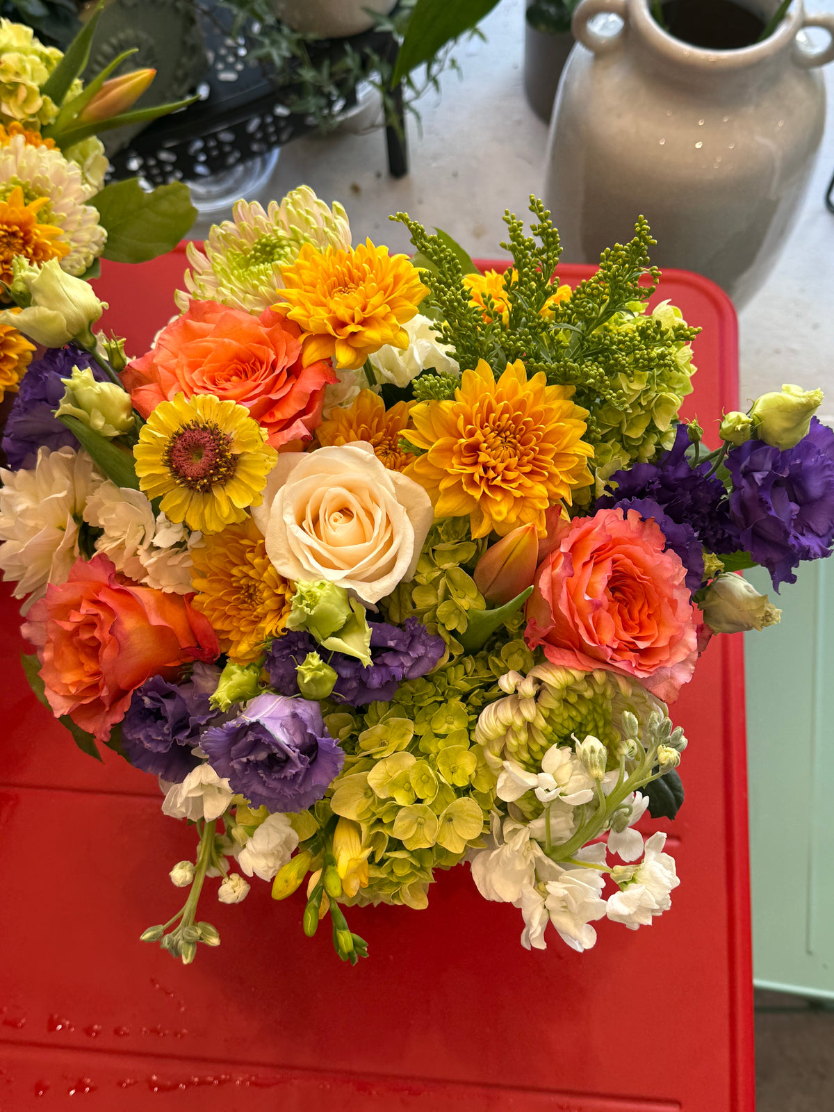 Harvest Glow – Floral Arrangement & Centerpiece