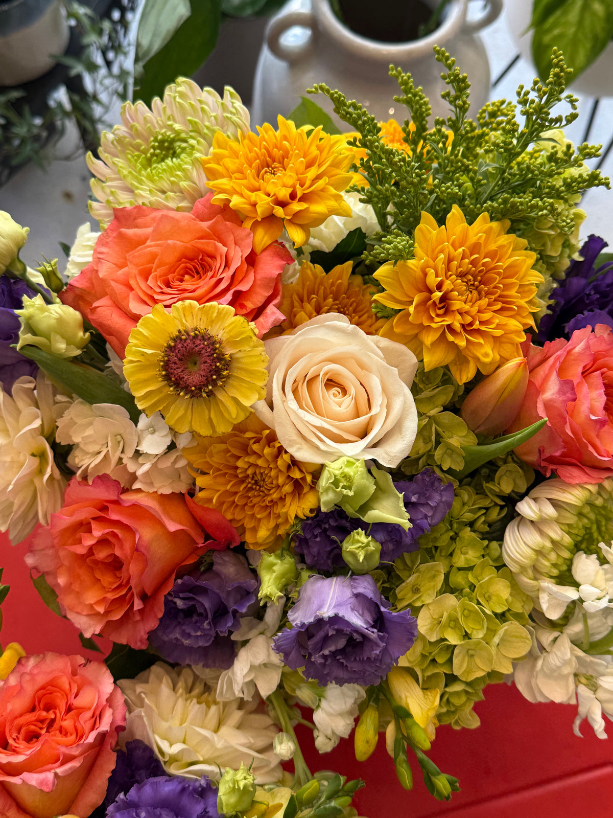 Harvest Glow – Floral Arrangement & Centerpiece