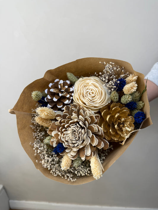 Winter Dried Flower Bouquet3