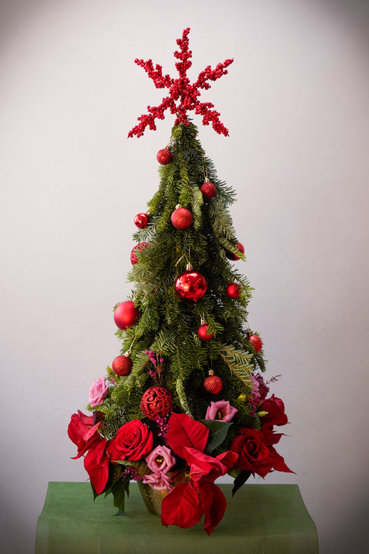 Christmas rose tower