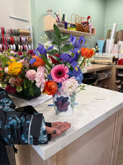 Kids Class : Paint Your Pot, Arrange Your Flowers
